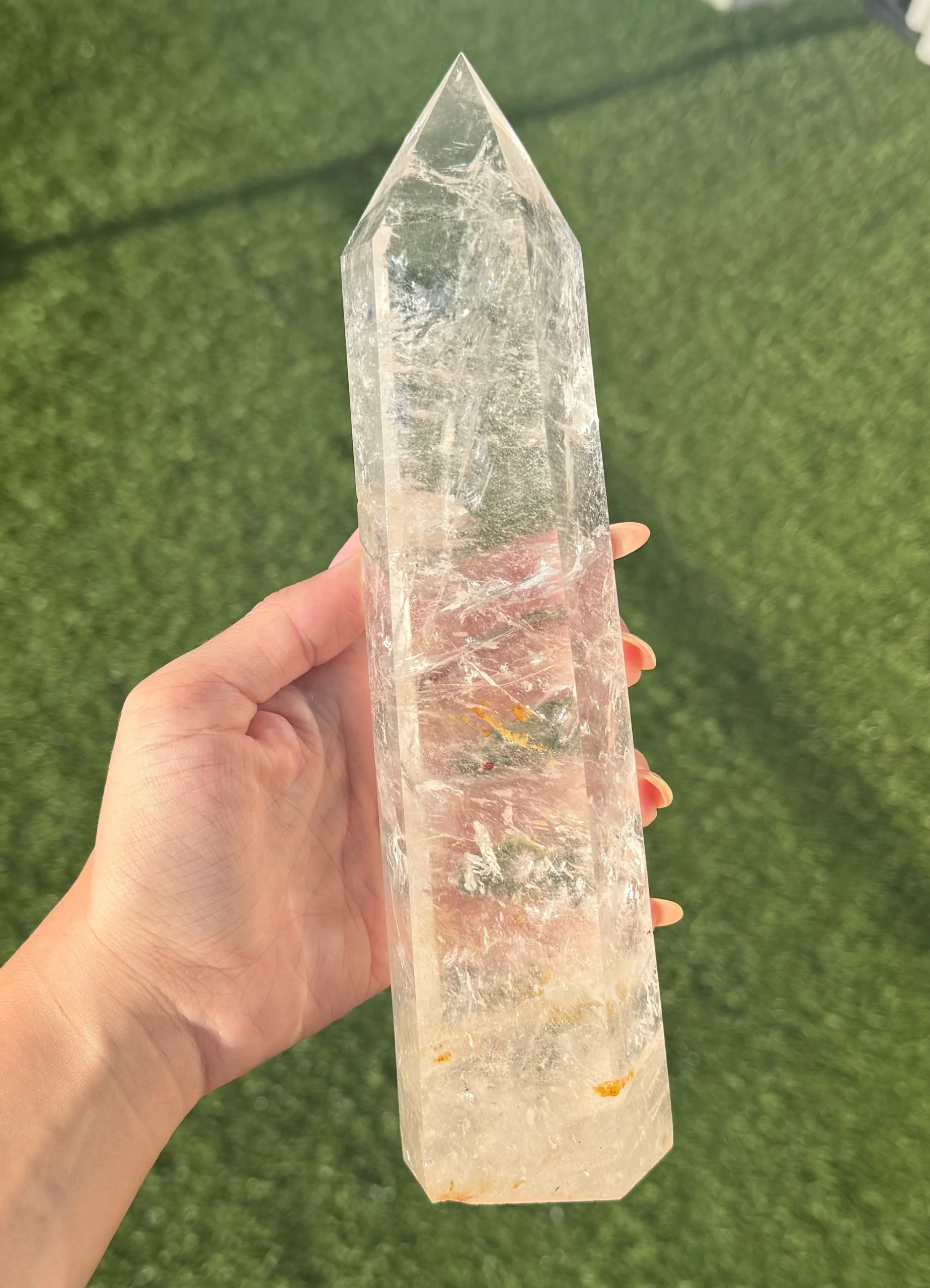 ✨🤍The Healer’s Axis ~ Brazilian Clear Quartz🤍✨