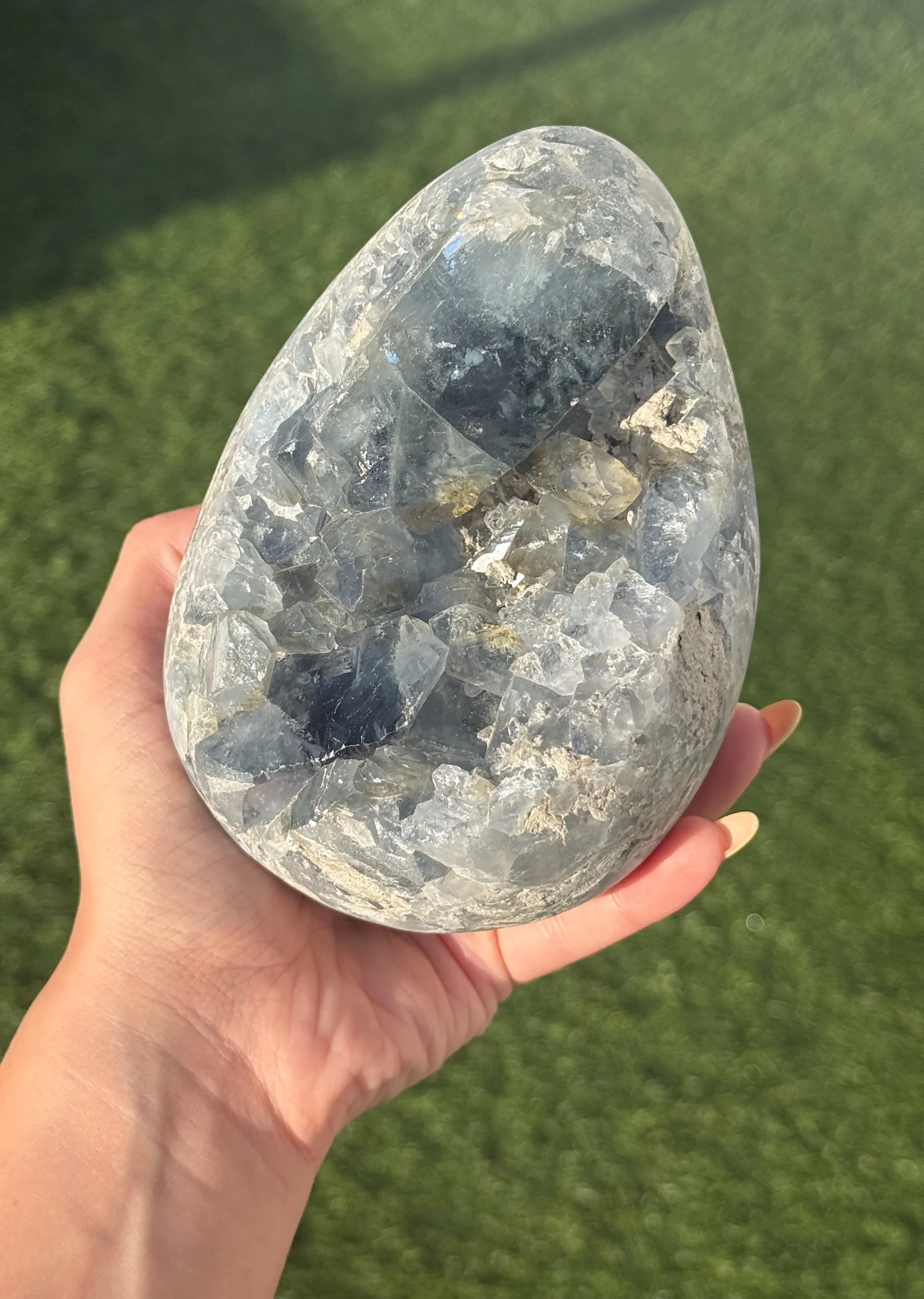 🩵🪽The Healer’s Cradle ~ Blue Calcite Cluster🪽🩵