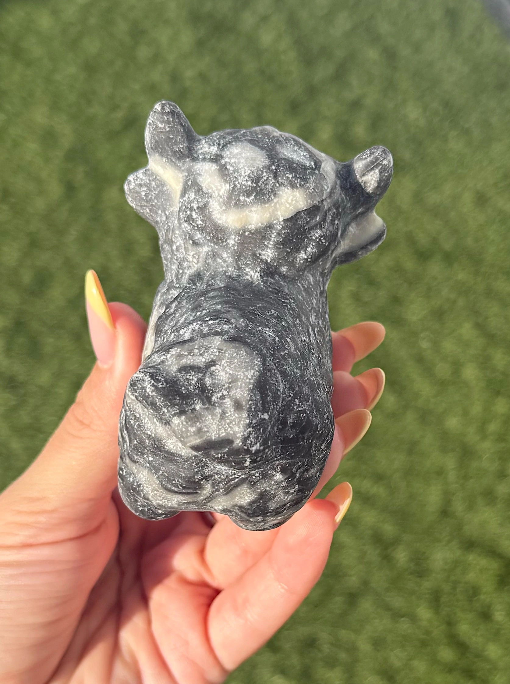 🩶🐮The Silverpath Keeper ~ Silver Leaf Jasper Highland Cow🐮🩶 - Image 3