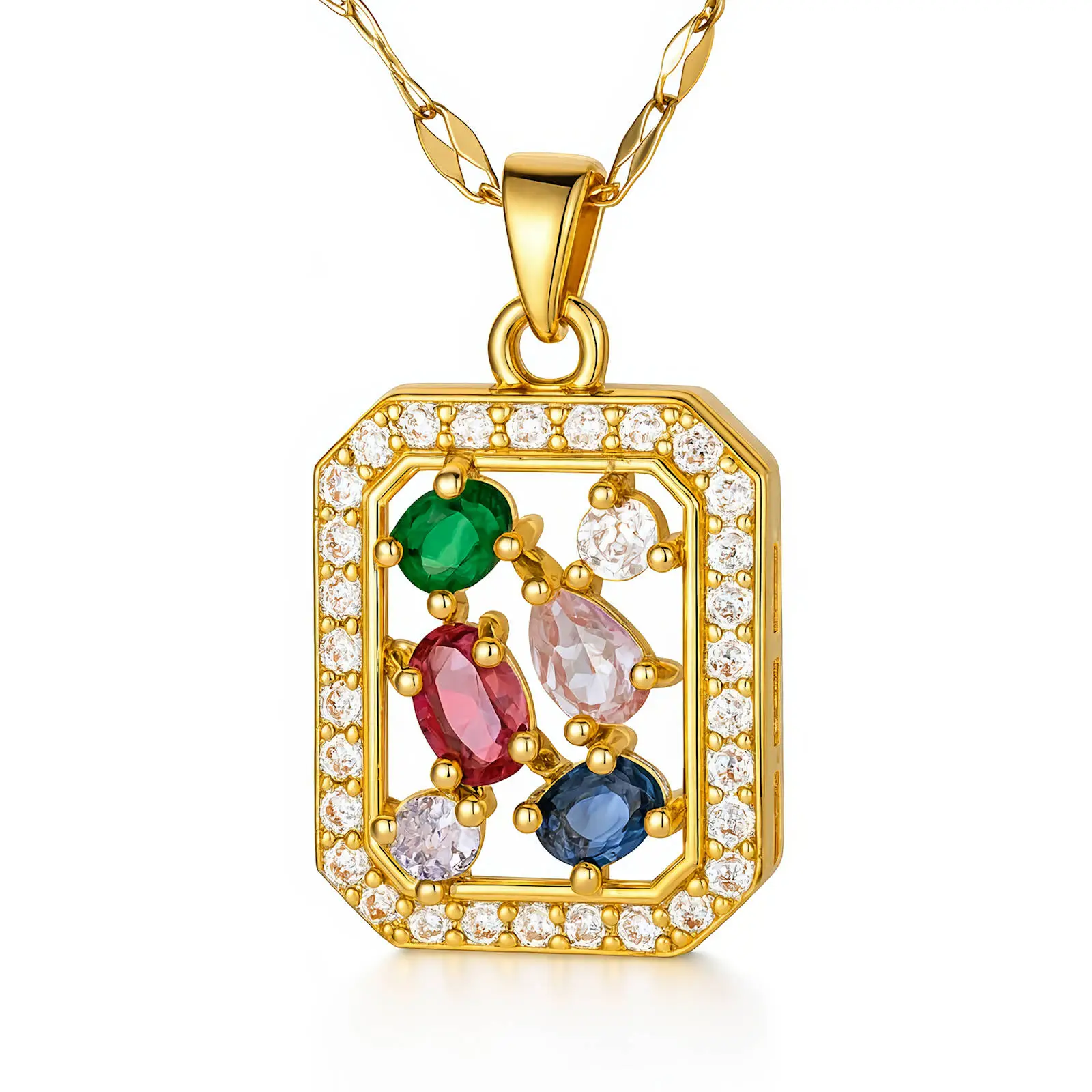 ✨🧚♀️THE JEWEL BOX ~ 18K Gold Plated Necklace🧚♀️✨ - Image 2