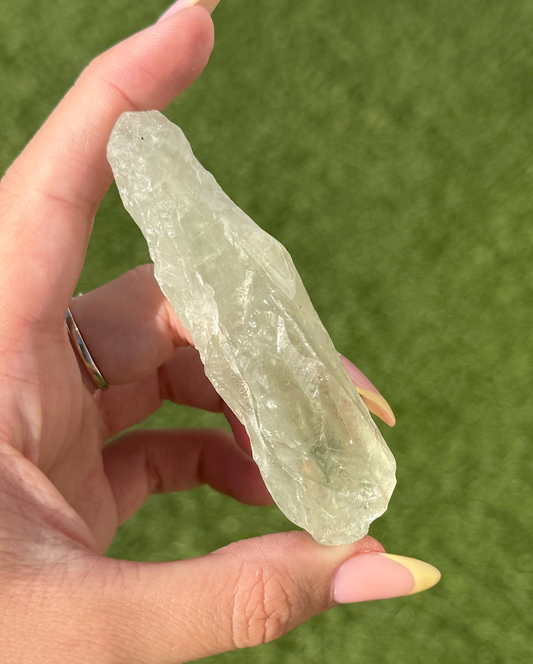💚✨The Green Flame Shard ~ Raw Prasiolite✨💚