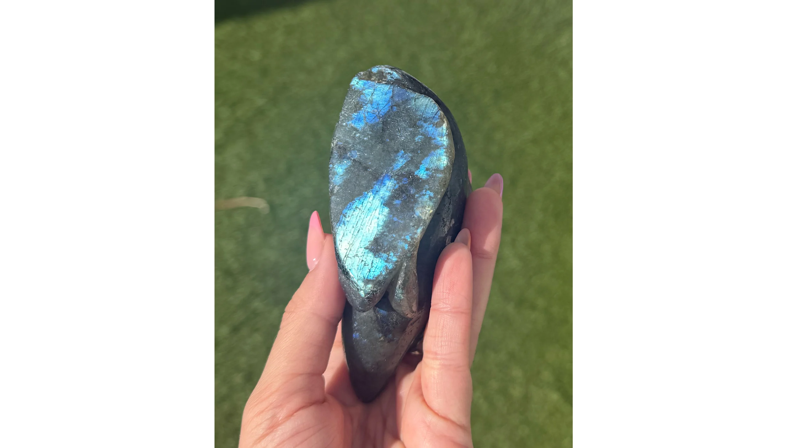 🐬✨🌊The Atlantean Herald ~ Labradorite Dolphin Carving 🌊✨🐬 - Image 5