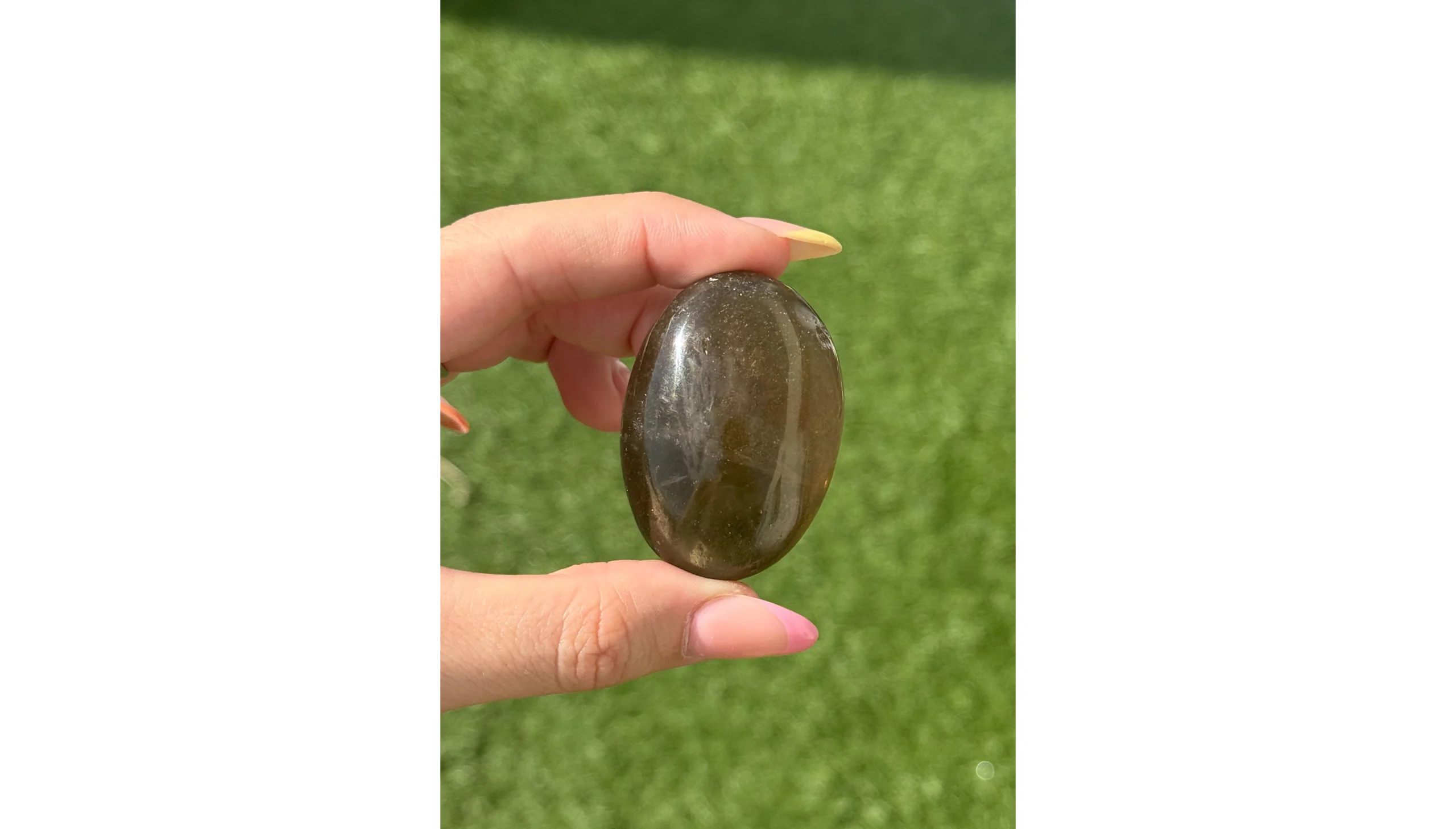 ✨🤎The Cinder Oracle ~ Smoky Quartz Palm Stone🤎✨ - Image 2