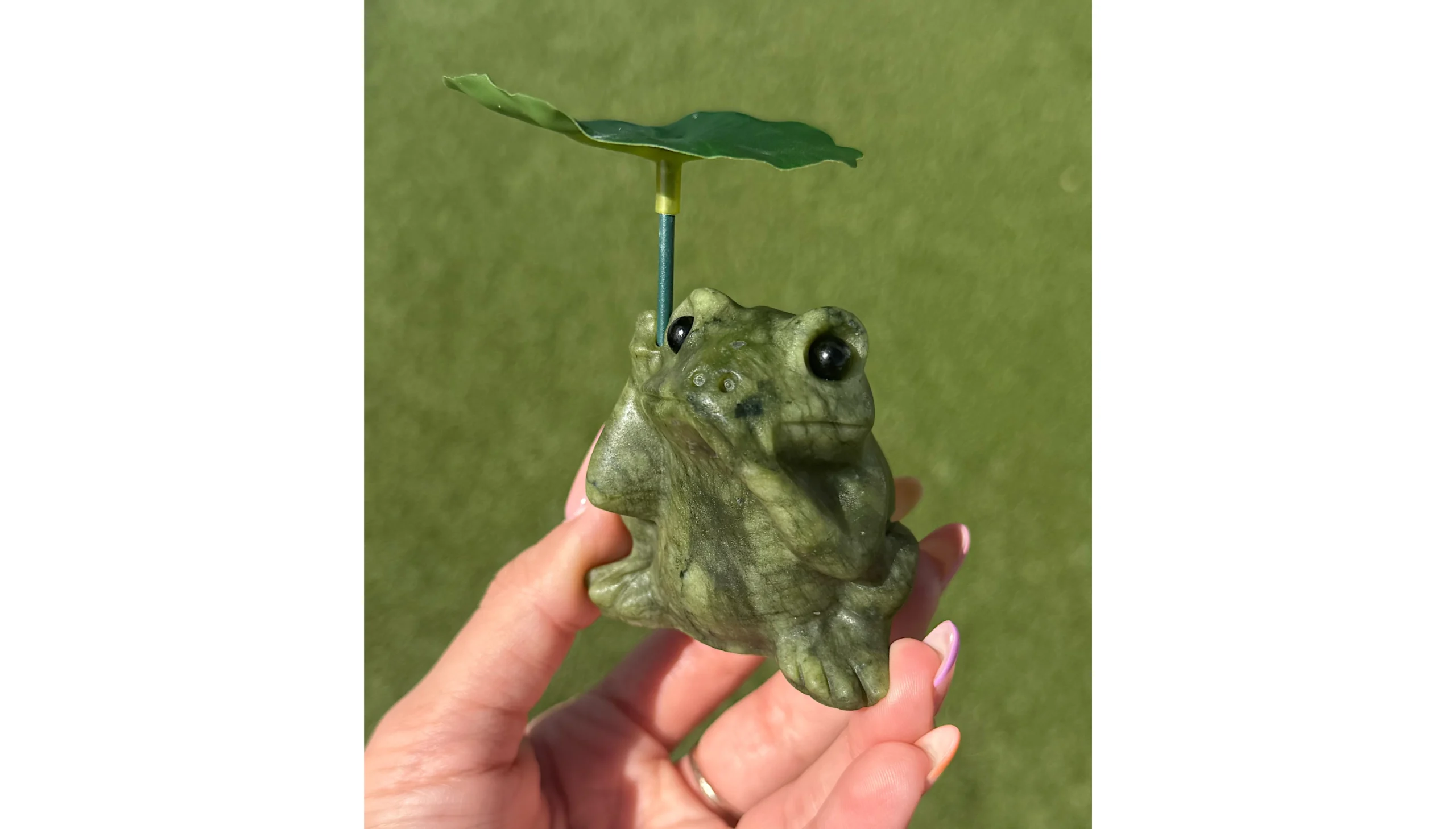 🐸☂️💚Miss Fortune Frog ~ The Keeper of Lucky Rain💚☂️🐸