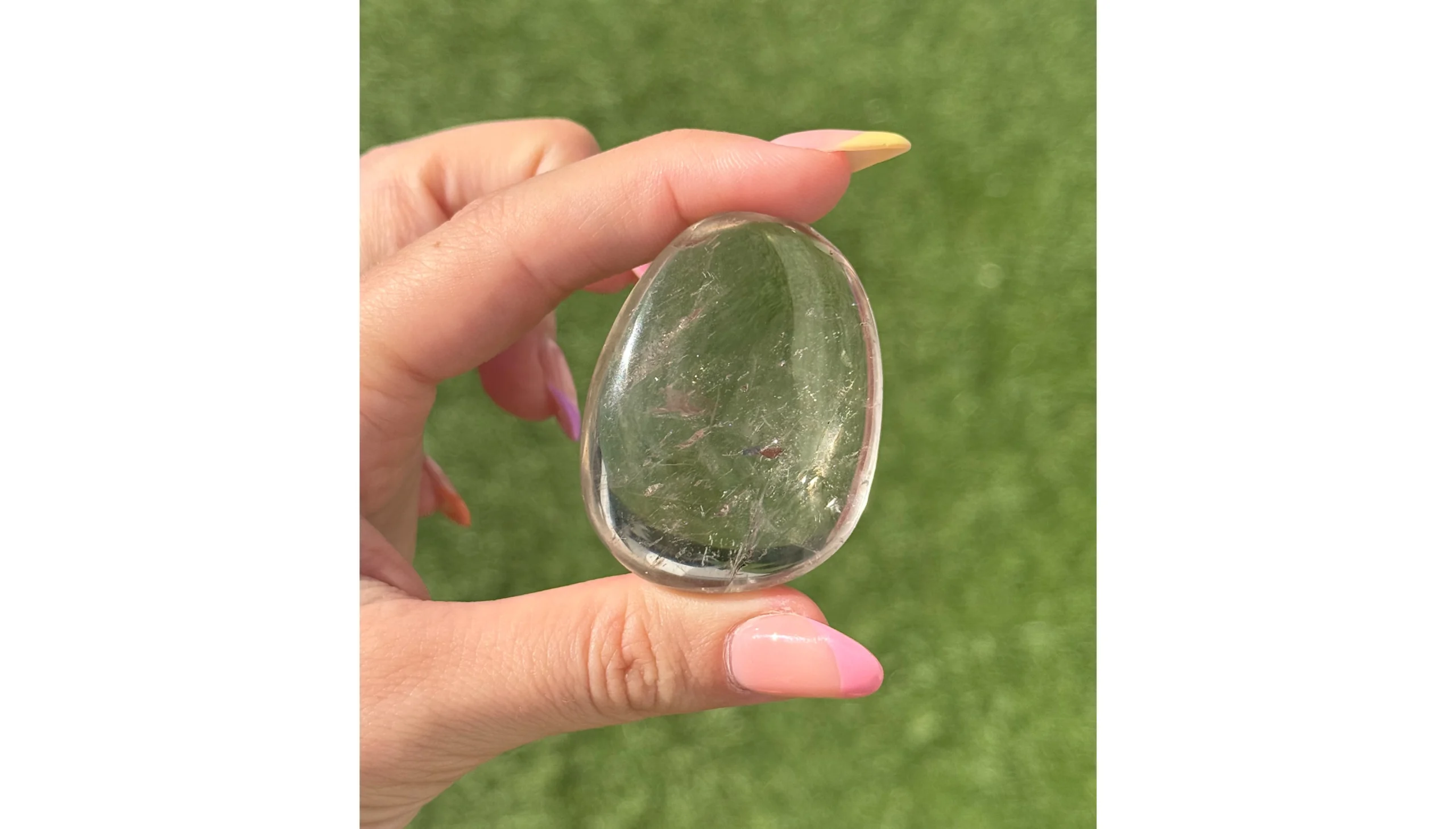 🌫️✨The Glass Between Worlds ~ Smoky Quartz Palm Stone✨🌫️ - Image 2