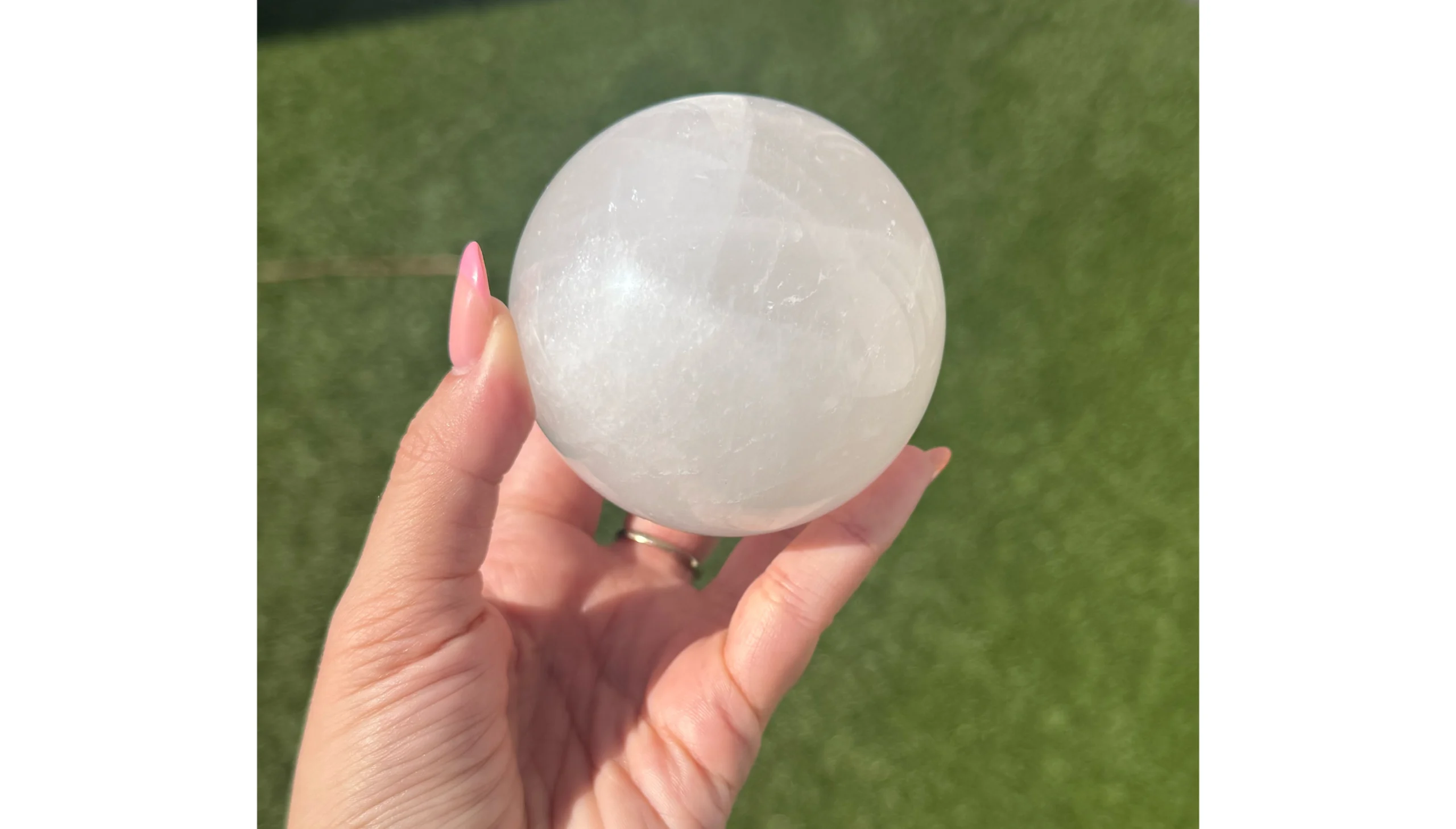 🤍👁️The Seraphim Orb ~ Milky Quartz👁️🤍 - Image 5