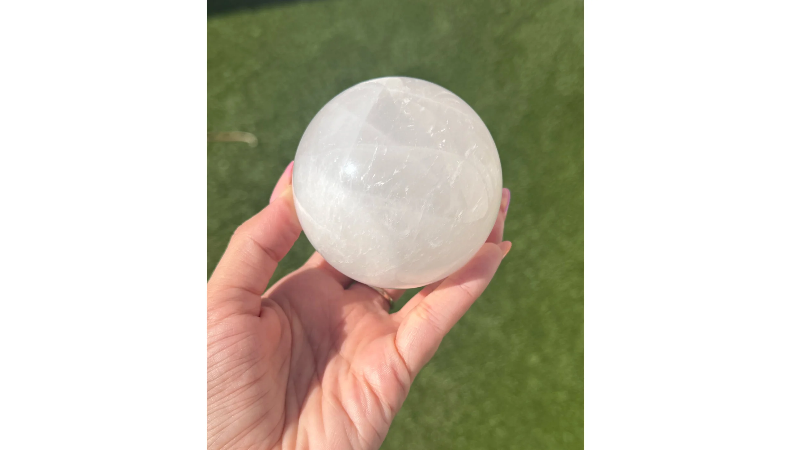 🤍👁️The Seraphim Orb ~ Milky Quartz👁️🤍 - Image 3