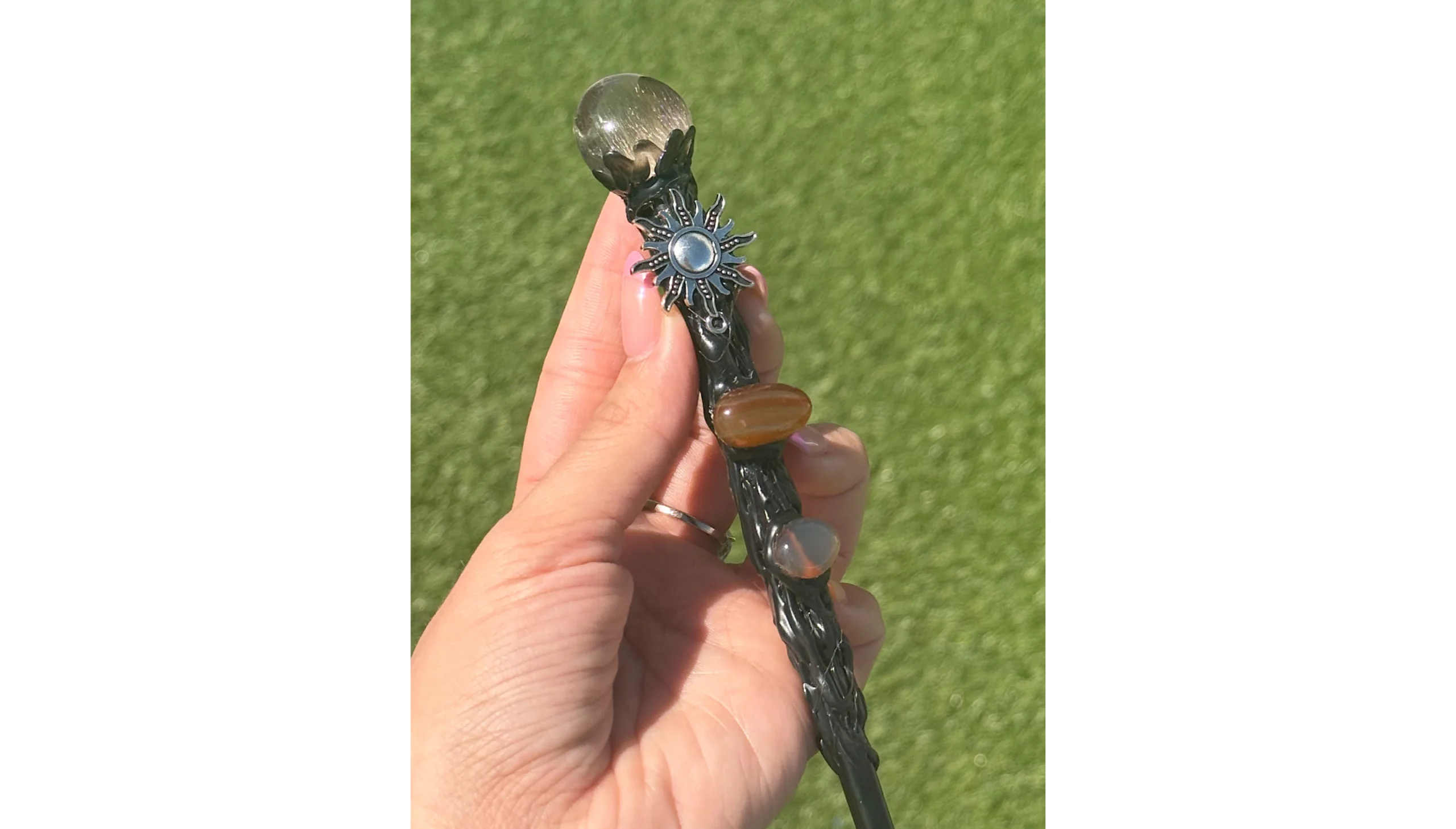 🖤🪄 The Wandkeeper’s Archive ~ Solareth’s Sun Wand🪄🖤🔥 - Image 2
