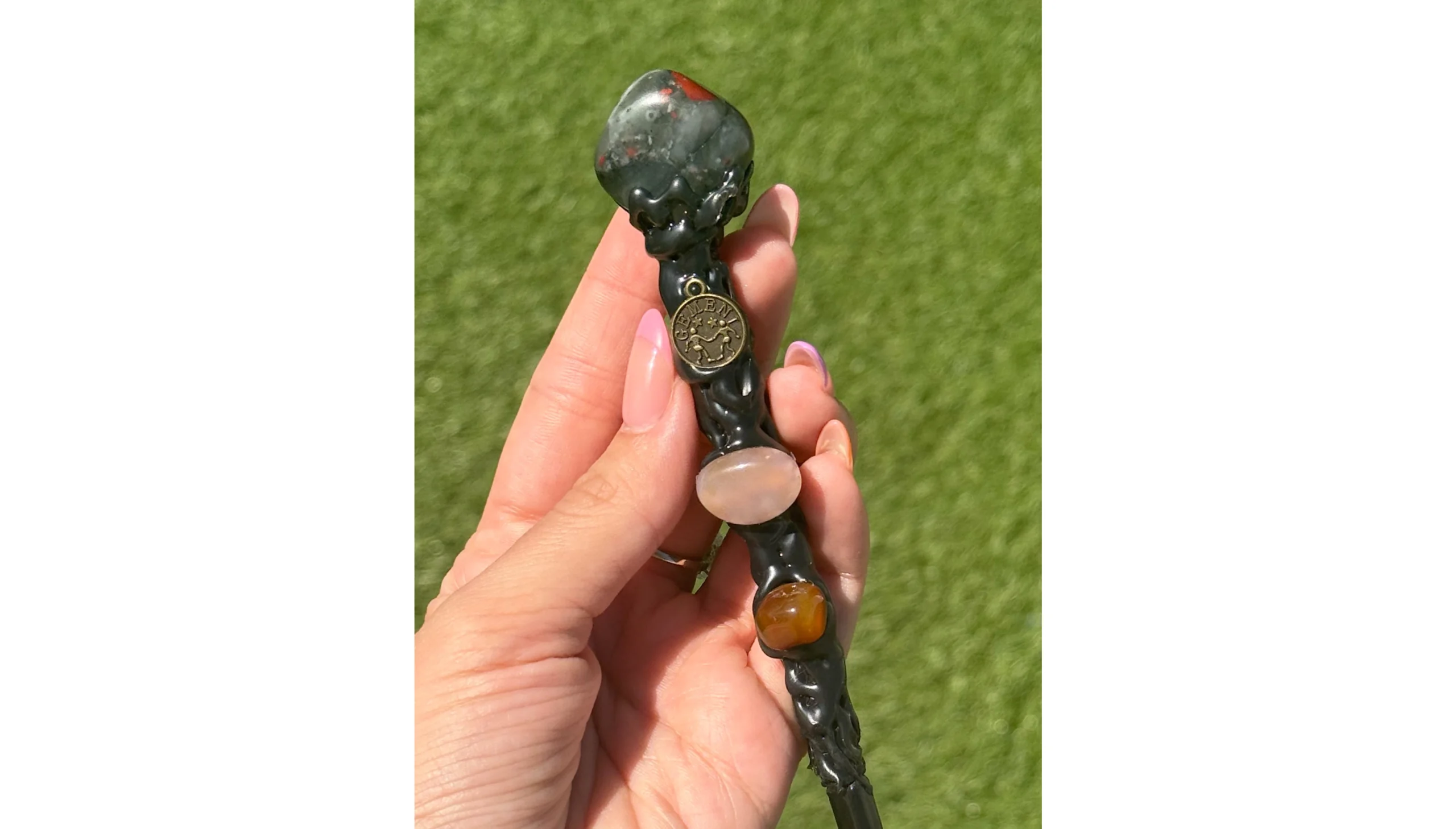 ✨♊🪄The Wandkeeper’s Archive ~ The Gemini Bloomfire Wand🪄♊✨ - Image 2