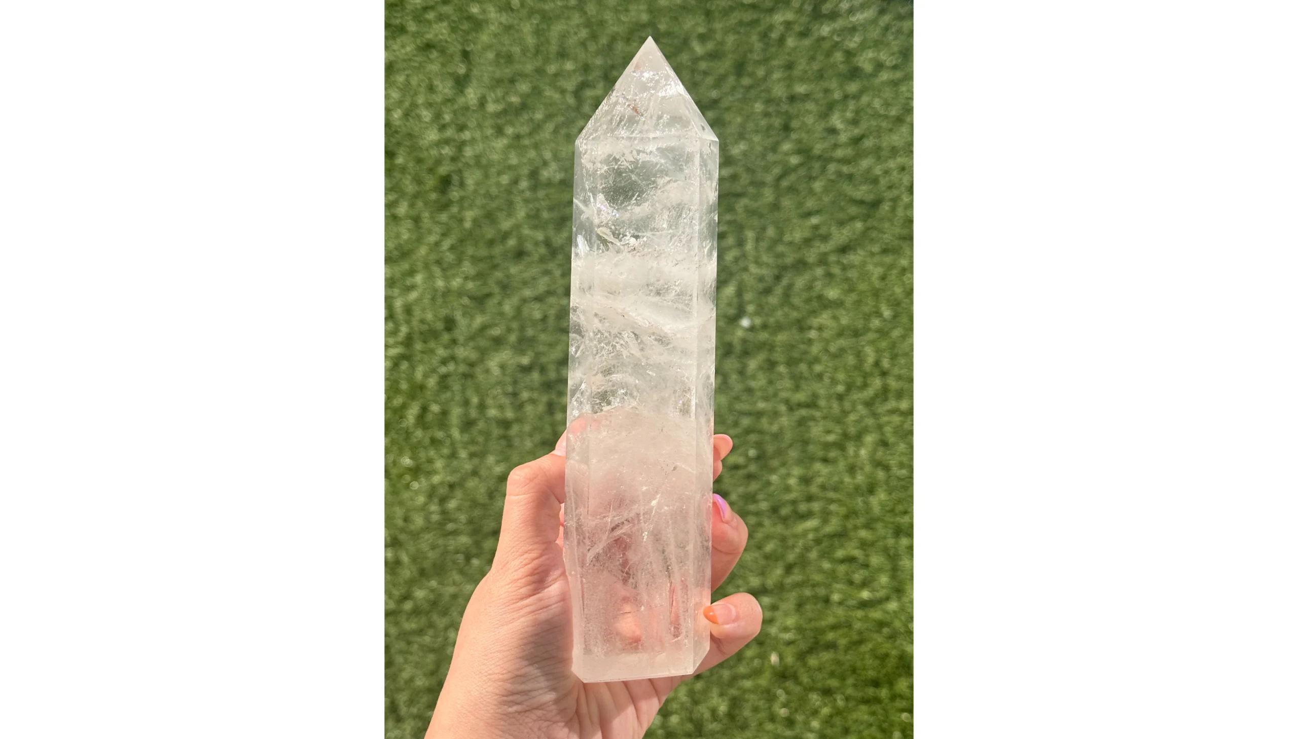 ✨🌈The Celestial Prism ~ Clear Quartz Tower🤍✨