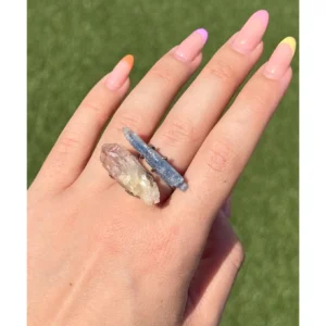 ✨🌙Spirit Amethyst & Kunzite Dreamspell Ring💜✨