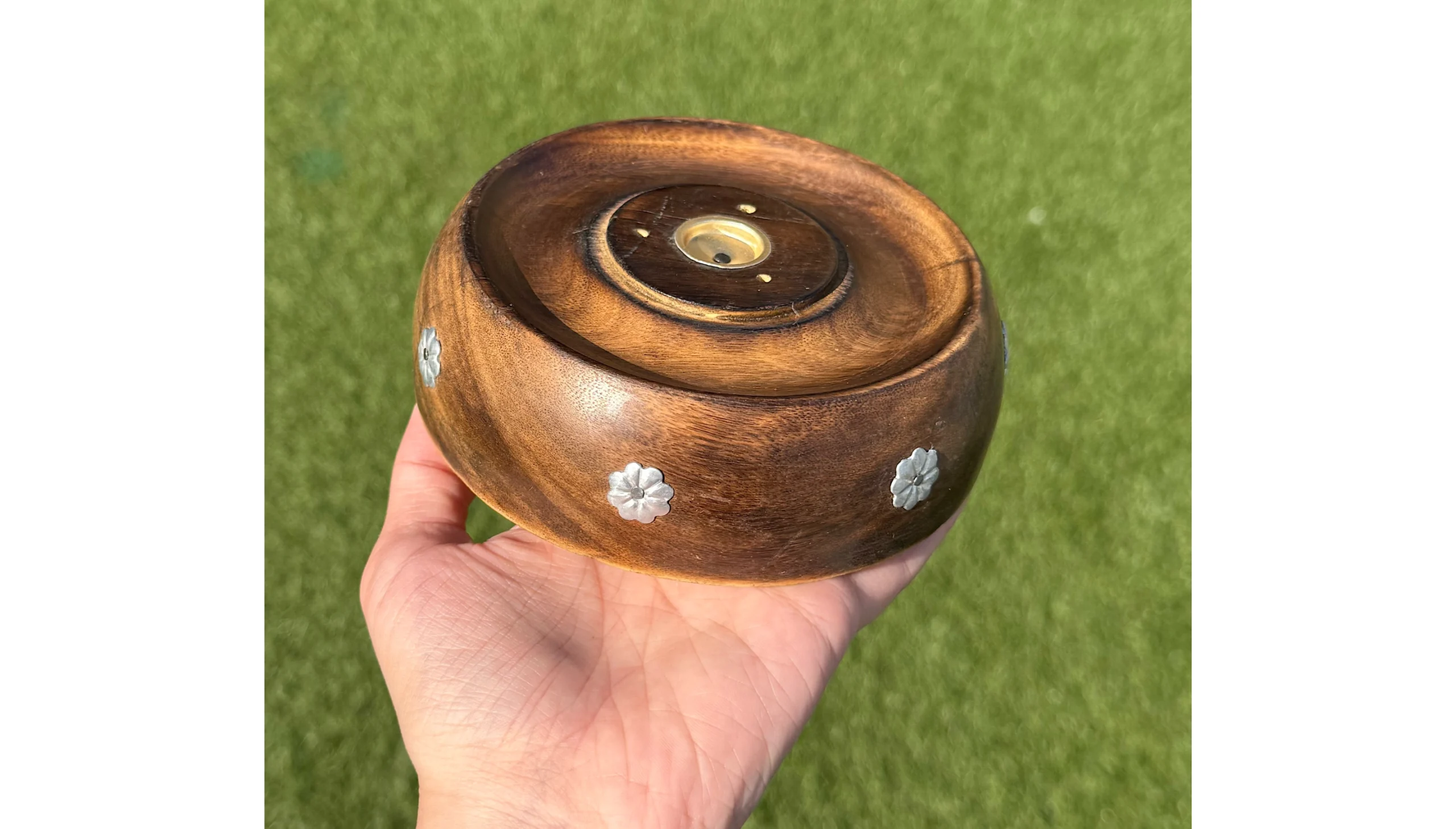 🌿🕯️ Mango Wood Ritual Burner ~ The Grounded Flame 🕯️🌿