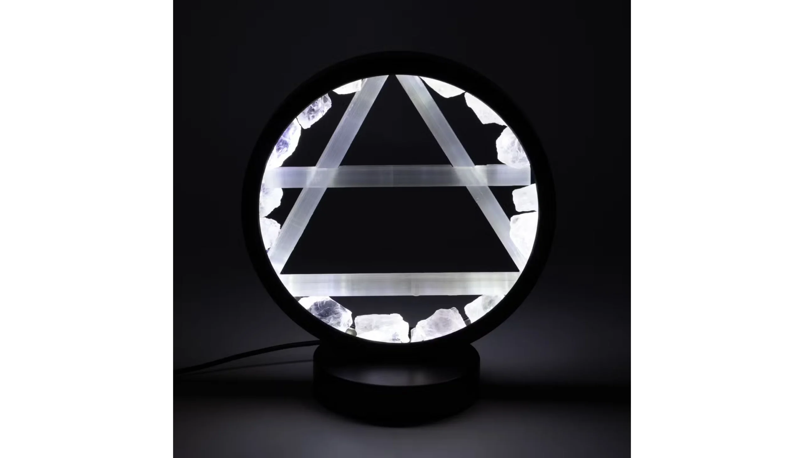 🤍🜁 The Breath of Creation Gemstone Halo Lamp 🜁🤍 - Image 2