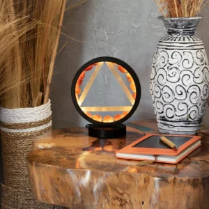 🔥🜂 The Flamekeeper Gemstone Halo Lamp 🜂🔥