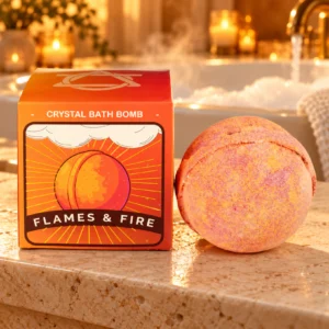 🔥✨ IGNITE ~ Fire Crystal Bath Bomb ✨🔥