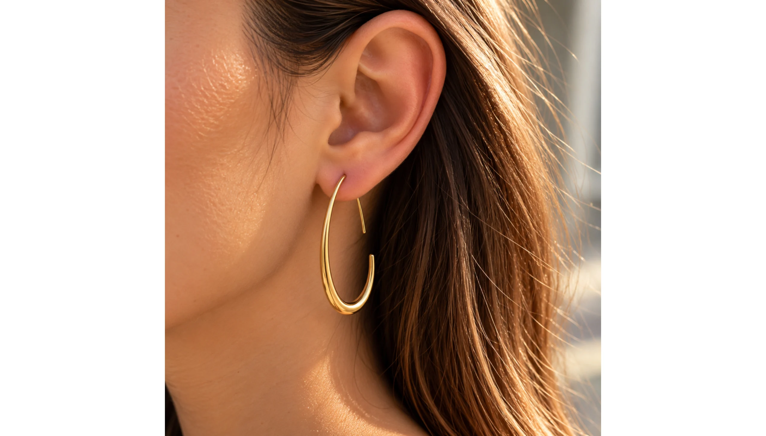 ✨🌙The Goddess' Golden Eclipse ~ 18K Gold Plated Sculptural Earrings🌞✨