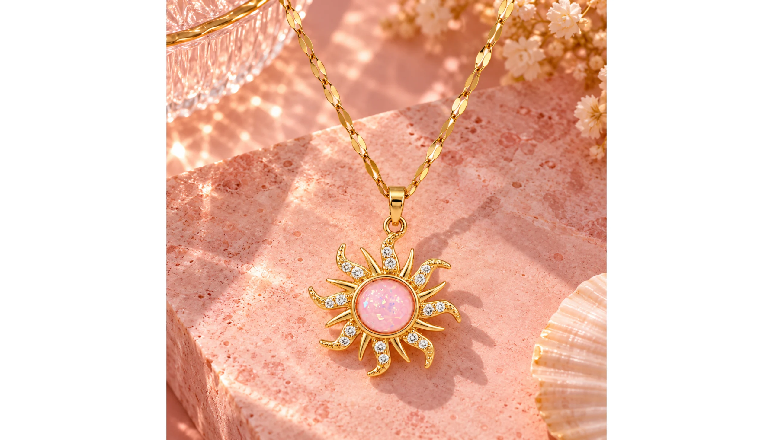 🌸✨The Sunborn Goddess ~ 18K Gold Plated Necklace✨🌸 - Image 2