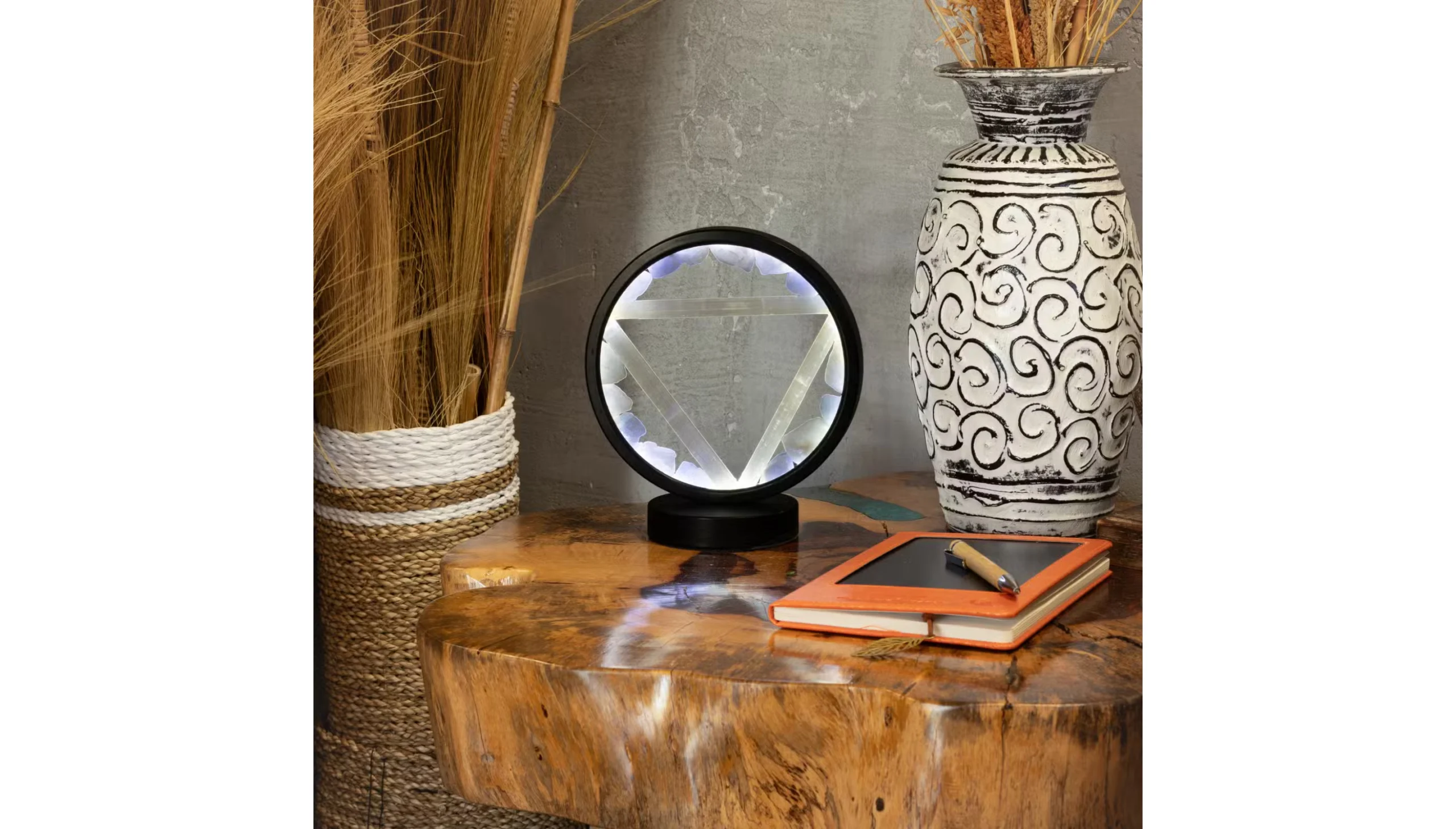 🌊🜄 The Tidekeeper Gemstone Halo Lamp 🜄🌊