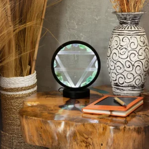 🌿🜃 The Earthkeeper Gemstone Halo Lamp 🜃🌿